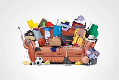 Professional team conducting office clearance in Newham