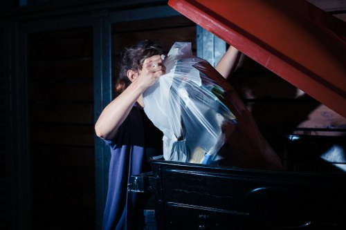 Various types of enclosed skips available for hire