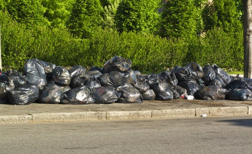 Variety of waste materials handled by muck away services