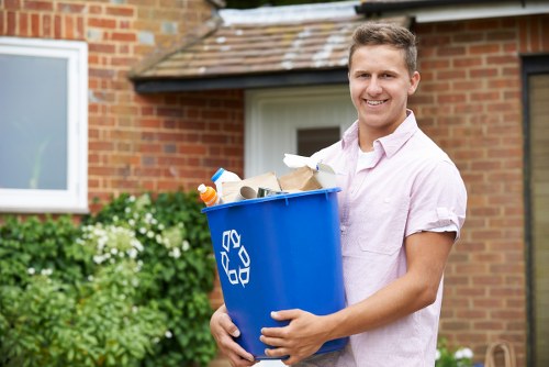 Sorting construction waste into recyclable and non-recyclable materials